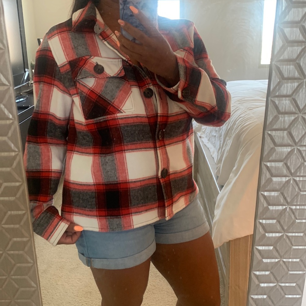 Plaid Women’s Large Steve Madden Shacket